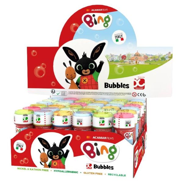 BING BUBBLES (Bolle di sapone) In espo da 36PZ 4ass…x36…x216